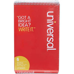 UNIVERSAL - Note Pads, Writing Pads & Notebooks Writing Pads & Notebook Type: Steno Book Size: 6 x 9 - Americas Tooling