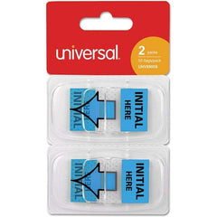 UNIVERSAL - Self-Stick Page Flags Style: Flag Color: Blue - Americas Tooling