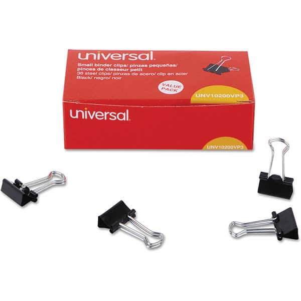 UNIVERSAL - Binder Clips Width (Inch): 0.75 Binder Type: Binder Clip - Americas Tooling