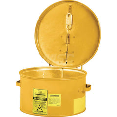 Safety Bench Cans & Dip/Wash Tanks; Type: Dip Tank; Capacity (pt.): 1.000; Can Material: Steel; Capacity: 1.000; Capacity (Qt.): 1.000; Color: Yellow; Capacity (Gal.): 1.000