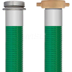 Liquid Suction & Discharge Hose; Inside Diameter (Inch): 1-1/2; Length (Feet): 50; Outside Diameter (Decimal Inch): 1.8400; Material: PVC; Working Pressure (psi): 90.000; Vacuum Rating: 29 In. Hg; Color: Green; Minimum Temperature (F): -23.000; Maximum Te