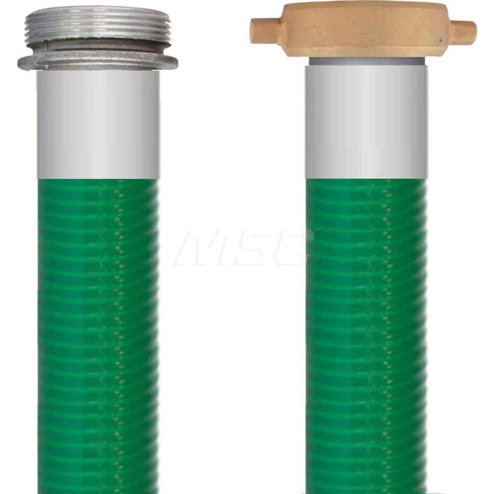 Liquid Suction & Discharge Hose; Inside Diameter (Inch): 3; Length (Feet): 50; Outside Diameter (Decimal Inch): 3.4600; Material: PVC; Working Pressure (psi): 55.000; Vacuum Rating: 29 In. Hg; Color: Green; Minimum Temperature (F): -23.000; Maximum Temper