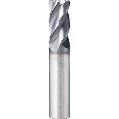 Supermill - 1" Diam 4 Flute Solid Carbide 0.09" Corner Radius End Mill - Americas Tooling