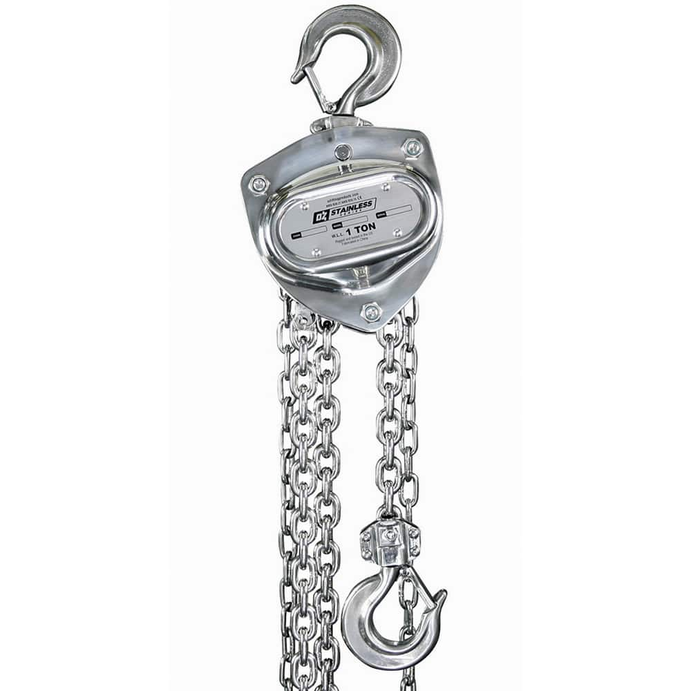 OZ Lifting Products - Manual Hoists-Chain, Rope & Strap Type: Hand Chain Hoist Lifting Material: Chain - Americas Tooling