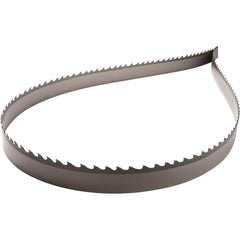 Welded Bandsaw Blade: 19' Long, 2″ Wide, 0.063″ Thick, 1.4 to 2 TPI Carbide Tipped, Ground Edge, Variable Pitch