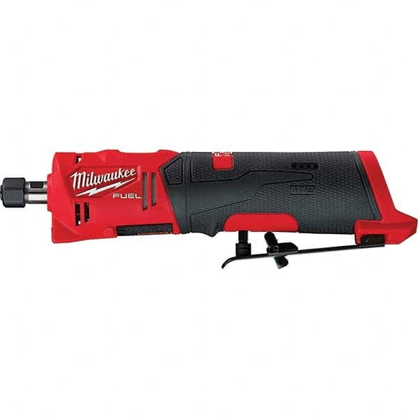 Milwaukee Tool - 1/4" Collet, 20,000 RPM, Straight, Electric Die Grinder - Americas Tooling