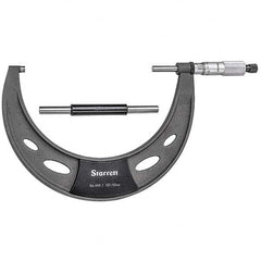 Starrett - Mechanical Outside Micrometers Minimum Measurement (mm): 125.00 Maximum Measurement (mm): 150.00 - Americas Tooling