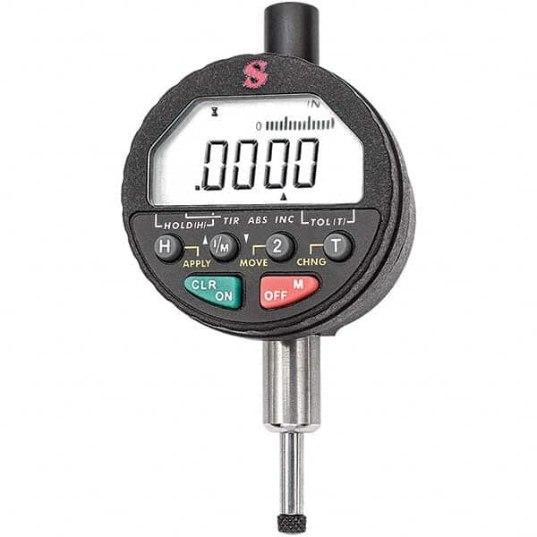 Starrett - Electronic Test Indicators Resolution (Decimal Inch): 0.00010 Minimum Measurement (Decimal Inch): 0.0000 - Americas Tooling