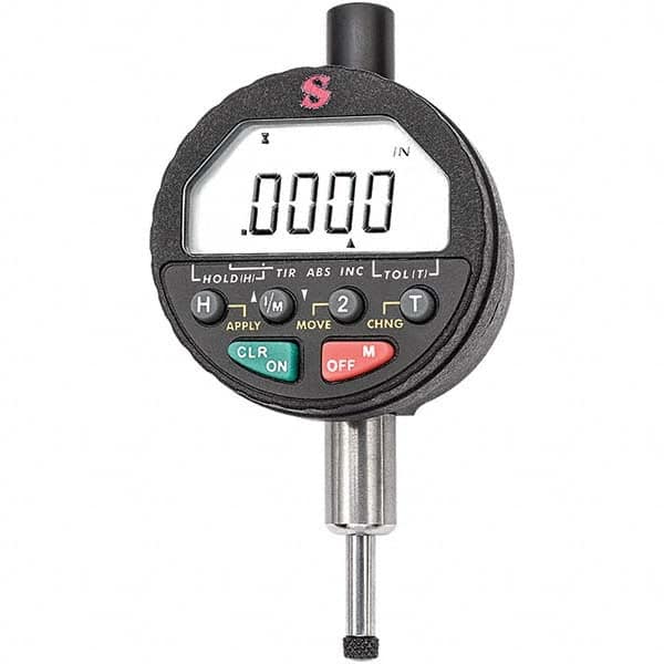 Starrett - Electronic Test Indicators Resolution (Decimal Inch): 0.00010 Minimum Measurement (Decimal Inch): 0.0000 - Americas Tooling