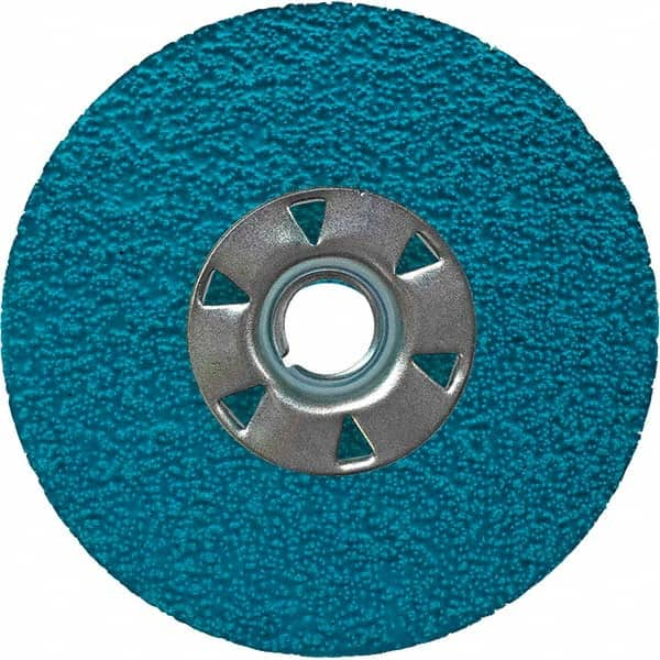 VSM - 5" Diam, 7/8" Hole, 36 Grit Ceramic Fiber Disc - Americas Tooling