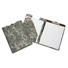 Ability One - Portfolios, Report Covers & Pocket Binders; Three Hole Report Cover Type: Pad Folio ; Width (Inch): 3 ; Length (Inch): 8 ; Color: Camouflage - Exact Industrial Supply