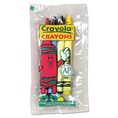 Crayola - Markers & Paintsticks Type: All Purpose Wax Crayon Color: Blue; Green; Red; Yellow - Americas Tooling