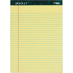 TOPS - Note Pads, Writing Pads & Notebooks Writing Pads & Notebook Type: Writing Pad Size: 8-1/2 x 11-3/4 - Americas Tooling