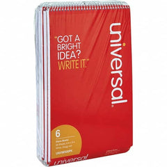 UNIVERSAL - Note Pads, Writing Pads & Notebooks Writing Pads & Notebook Type: Steno Book Size: 6 x 9 - Americas Tooling