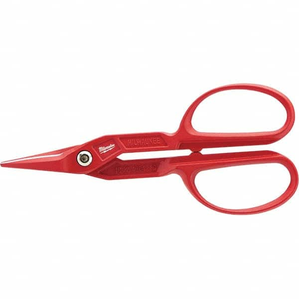 Milwaukee Tool - Snips Snip Type: Tinner's Snip Cut Direction: Straight - Americas Tooling