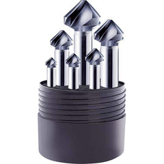 Guhring - Countersink Sets Countersink Type: Three Flute Minimum Head Diameter (Inch): 1/4 - Americas Tooling