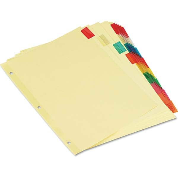 UNIVERSAL - Tabs, Indexes & Dividers Indexes & Divider Type: Customizable Size: 8-1/2 x 11 - Americas Tooling