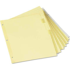 UNIVERSAL - Tabs, Indexes & Dividers Indexes & Divider Type: Customizable Size: 8-1/2 x 11 - Americas Tooling