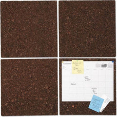 UNIVERSAL - Cork Bulletin Boards Style: Bulletin Color: Dark Brown - Americas Tooling