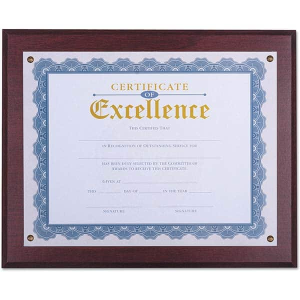 UNIVERSAL - Document Protectors Type: Award Plaque Width (Inch): 13.33 - Americas Tooling