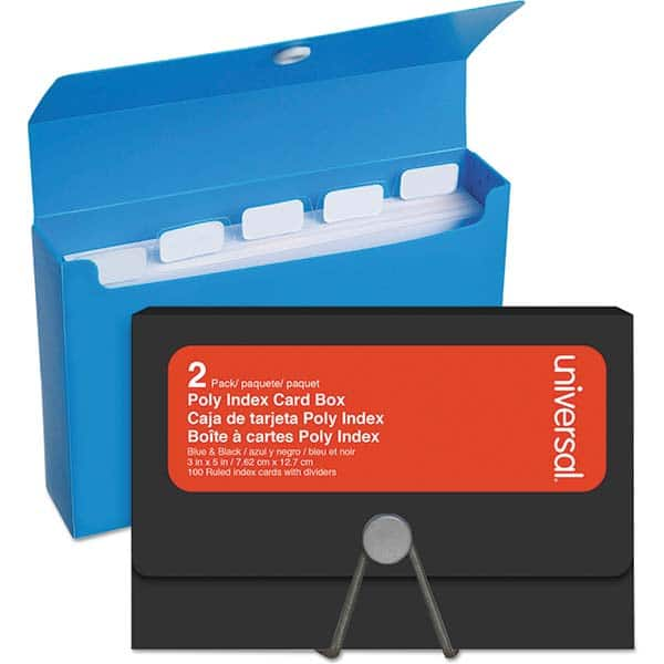 UNIVERSAL - Rolodexes & Cards Rolodex Type: Index Cards Size: 3 x 5 - Americas Tooling