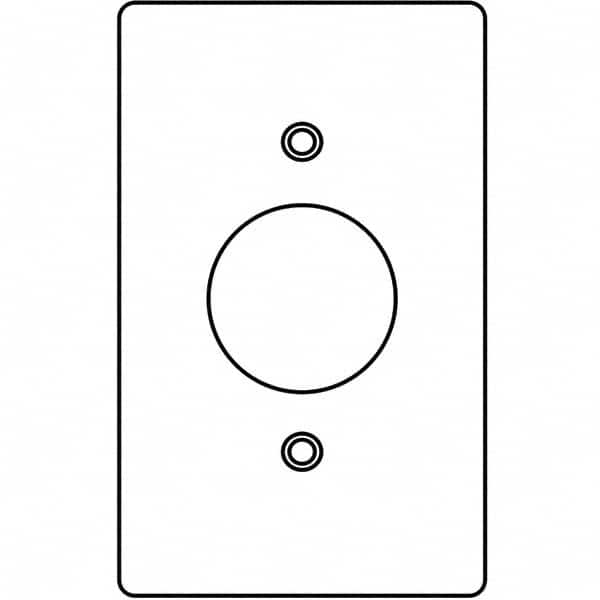 Hubbell Killark - Wall Plates Wall Plate Type: Outlet Wall Plates Color: Gray - Americas Tooling