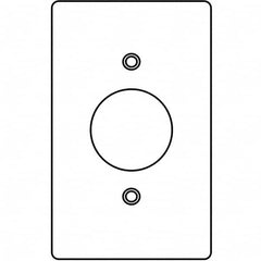 Hubbell Killark - Wall Plates Wall Plate Type: Outlet Wall Plates Color: Gray - Americas Tooling