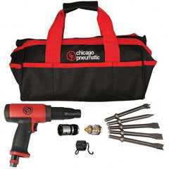 Chicago Pneumatic - 2,500 BPM, 3-1/2" Long Stroke, Air Chipping Hammer - Americas Tooling