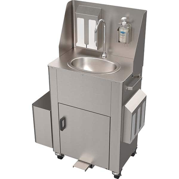 Acorn Engineering - Wash Fountain Accessories Type: Splash Guard w/Towel&Soap Dispensers For Use With: PS1000 Series Portable Sink - Americas Tooling