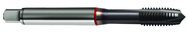 M2.5x0.45 6H 3-Flute Cobalt Red Ring Spiral Point Plug Tap-TiCN - Americas Tooling