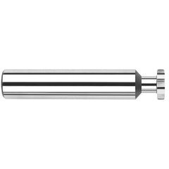 Harvey Tool - 3/8" Cut Diam, 1/16" Cut Width, 3/8" Shank, Straight-Tooth Woodruff Keyseat Cutter - Exact Industrial Supply