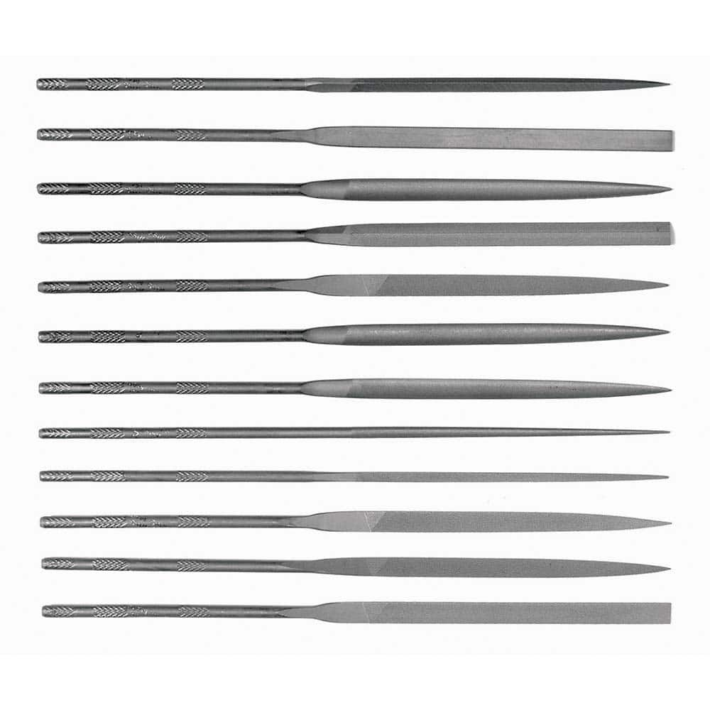 Simonds File - File Sets File Set Type: Needle File Types Included: Square; Round; Half Round; Slitting; Flat; Marking; Knife; Crossing; Three Square; Barrette; Equalling - Americas Tooling