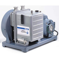 Welch - Rotary Vane-Type Vacuum Pumps; Horsepower: 1 ; Voltage: 230 V ; Cubic Feet per Minute: 10.60 ; Length (Decimal Inch): 20.0000 ; Width (Decimal Inch): 14.0000 ; Height (Inch): 15.4 - Exact Industrial Supply