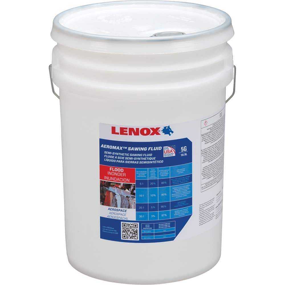 Semisynthetic Fluid: 5 gal Pail Use on 6000 Series Aluminum, Aerospace Alloy, Aerospace Aluminum Alloy, Ferrous Alloy, High Nickel Alloy, Stainless Steel Alloy & Titanium Alloy