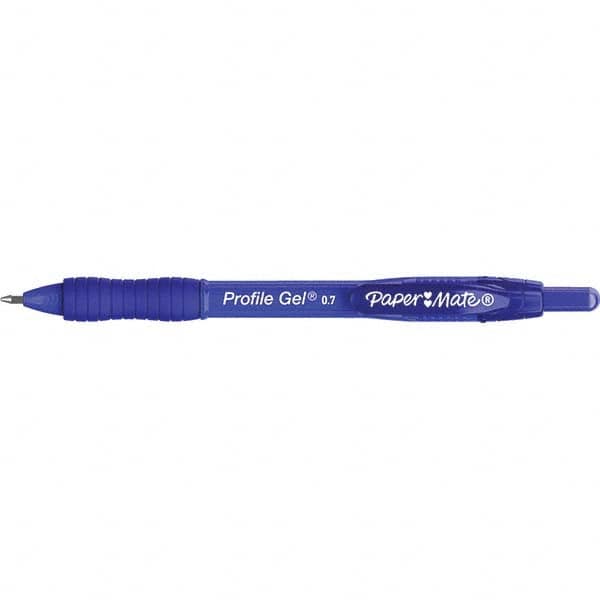 Paper Mate - Pens & Pencils Type: Retractable Gel Color: Blue - Americas Tooling