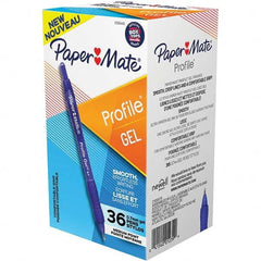 Paper Mate - Pens & Pencils Type: Retractable Gel Color: Blue - Americas Tooling