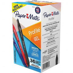 Paper Mate - Pens & Pencils Type: Retractable Gel Color: Black, Red, Blue - Americas Tooling