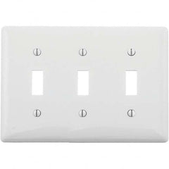 Hubbell Wiring Device-Kellems - Wall Plates Wall Plate Type: Switch Plates Color: White - Americas Tooling