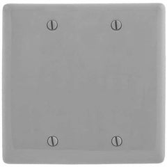 Hubbell Wiring Device-Kellems - Wall Plates Wall Plate Type: Blank Wall Plate Color: Gray - Americas Tooling