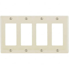 Hubbell Wiring Device-Kellems - Wall Plates Wall Plate Type: Outlet Wall Plates Color: Light Almond - Americas Tooling