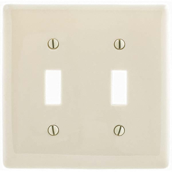 Hubbell Wiring Device-Kellems - Wall Plates Wall Plate Type: Switch Plates Color: Light Almond - Americas Tooling