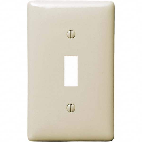 Hubbell Wiring Device-Kellems - Wall Plates Wall Plate Type: Switch Plates Color: Light Almond - Americas Tooling