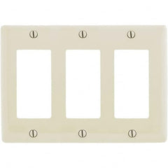 Hubbell Wiring Device-Kellems - Wall Plates Wall Plate Type: Outlet Wall Plates Color: Light Almond - Americas Tooling