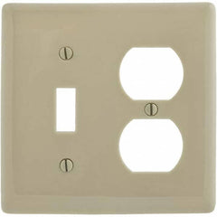 Hubbell Wiring Device-Kellems - Wall Plates Wall Plate Type: Combination Wall Plates Color: Ivory - Americas Tooling