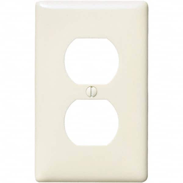 Hubbell Wiring Device-Kellems - Wall Plates Wall Plate Type: Outlet Wall Plates Color: Light Almond - Americas Tooling