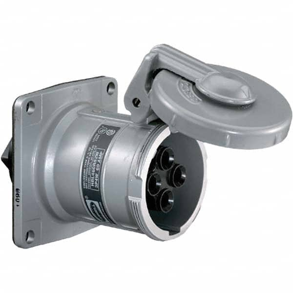 Hubbell Wiring Device-Kellems - Pin & Sleeve Receptacles Receptacle/Part Type: Receptacle Pin Configuration: 3 - Americas Tooling