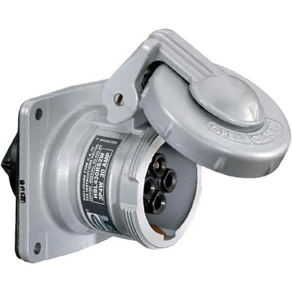 Hubbell Wiring Device-Kellems - Pin & Sleeve Receptacles Receptacle/Part Type: Receptacle Pin Configuration: 3 - Americas Tooling