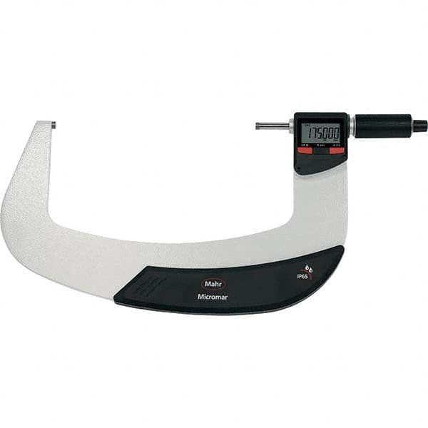 Mahr - Electronic Outside Micrometers Type: Standard Minimum Measurement (Decimal Inch): 4.0000 - Americas Tooling