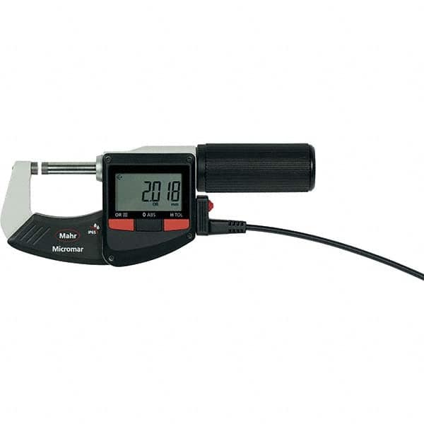 Mahr - Electronic Outside Micrometers Type: Standard Minimum Measurement (Decimal Inch): 2.0000 - Americas Tooling