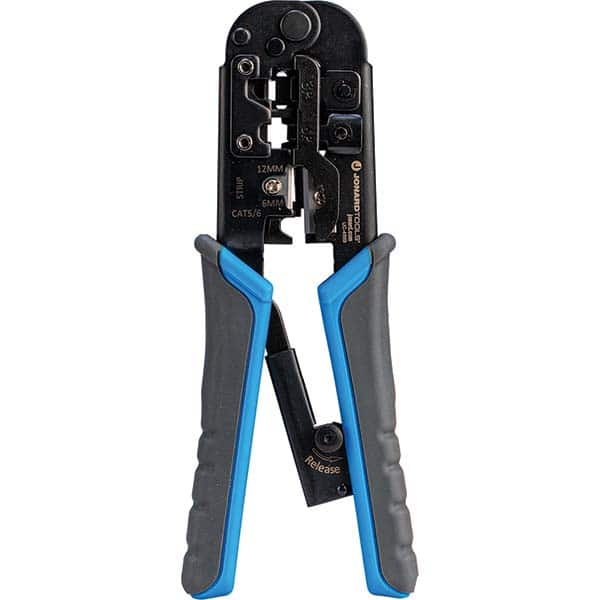 Jonard Tools - Crimpers Type: Pass-through Modular Crimping Tool Capacity: RJ-11, RJ-45 - Americas Tooling